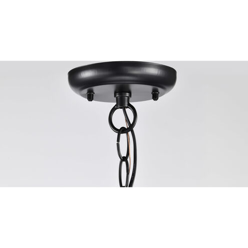 Stillwell 7 inch Matte Black Outdoor Hanging Lantern