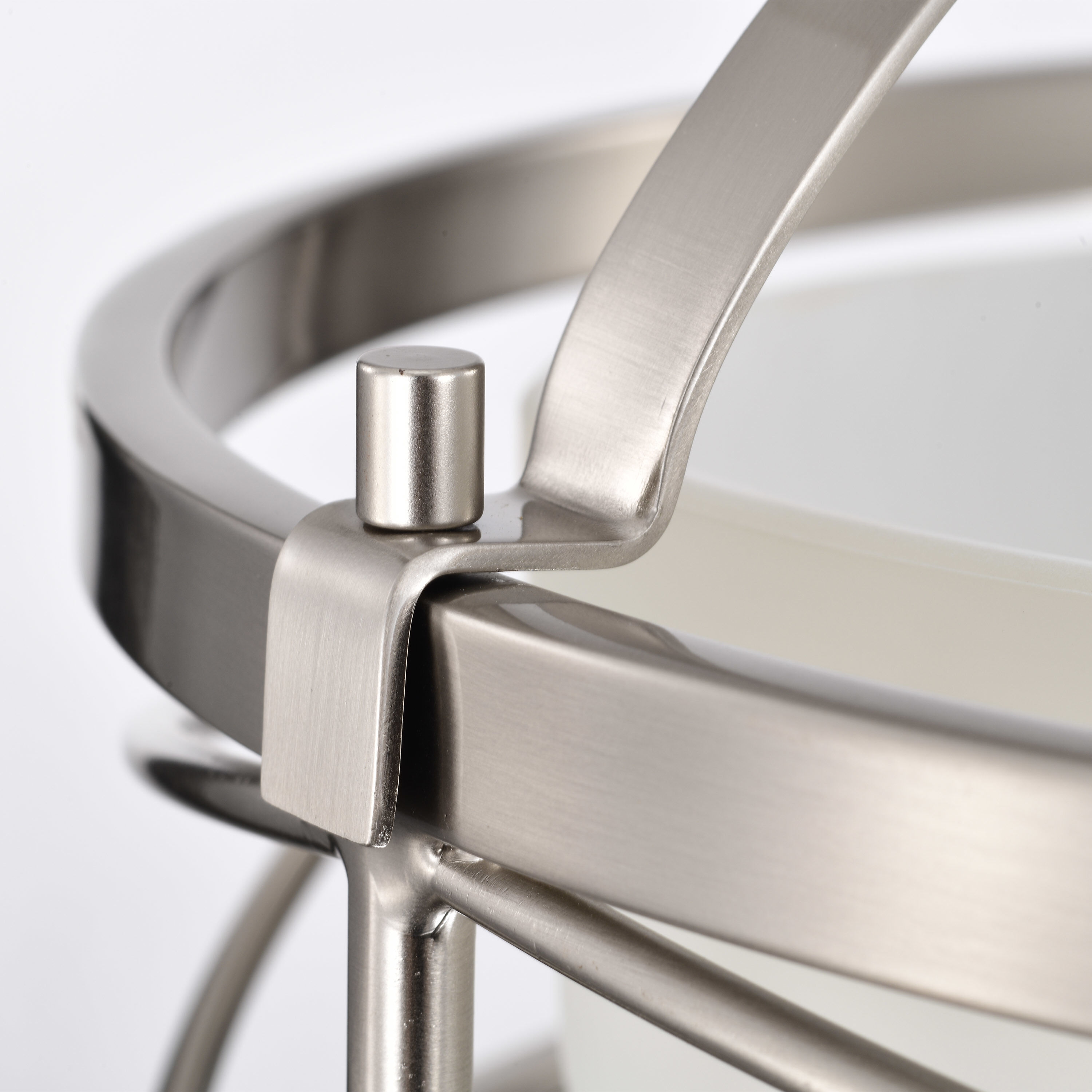 Ginger 2 Light 14 inch Brushed Nickel Semi Flush Mount Ceiling Light