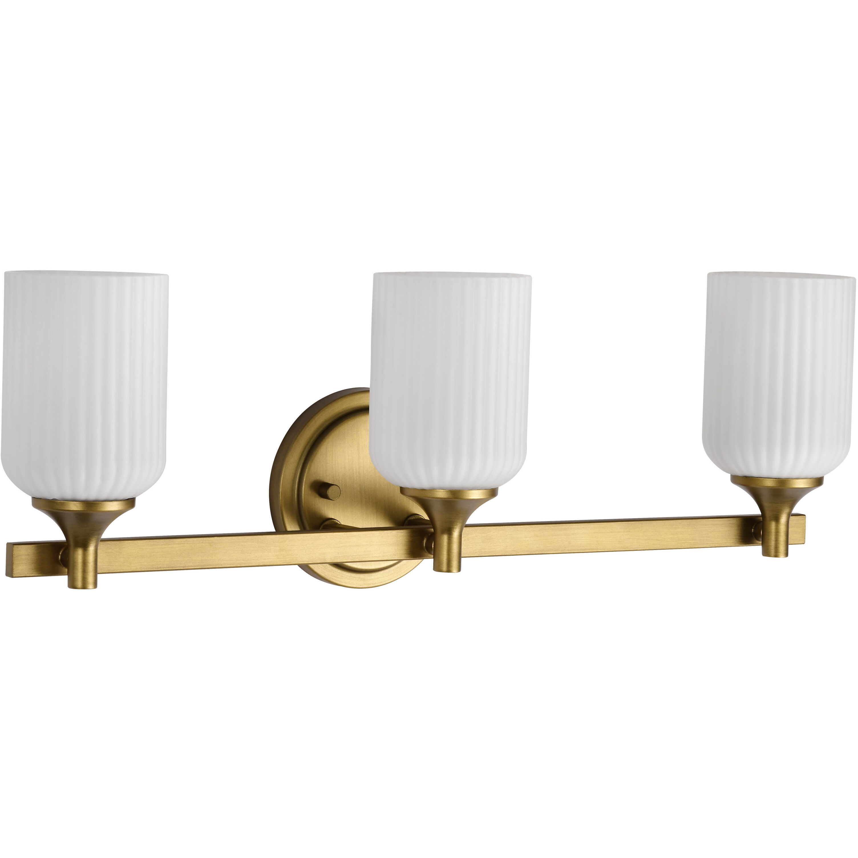 Solara 23 inch Natural Brass Vanity Wall Light