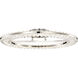 Nova LED 22.88 inch Polished Nickel Flush Mount Ceiling Light
