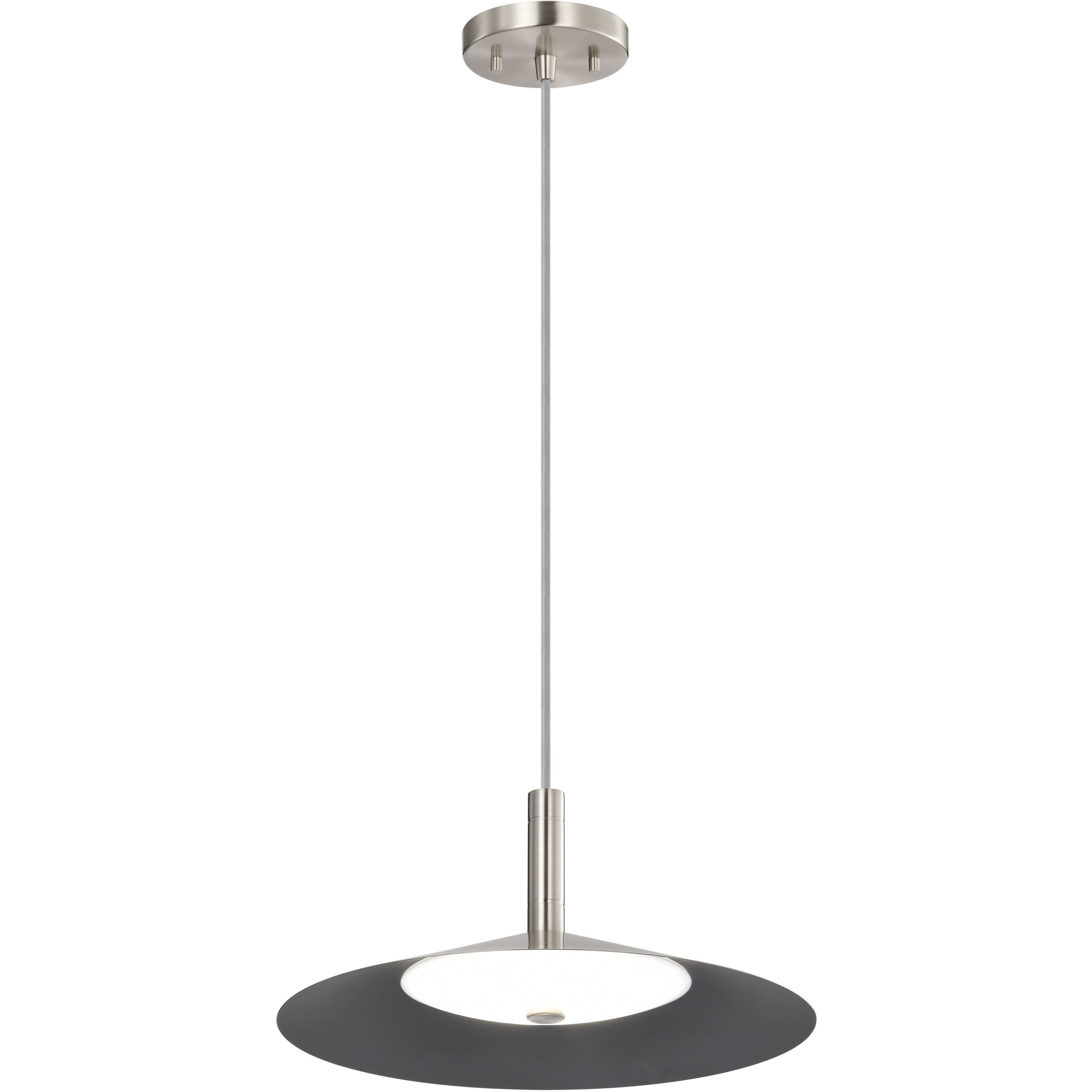 Corrine LED 14 inch Brushed Nickel Pendant Ceiling Light