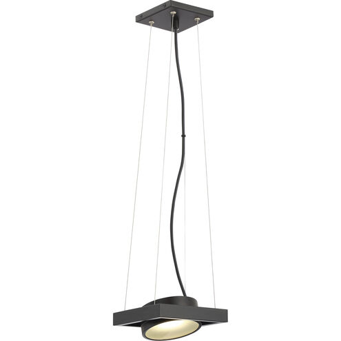 Hawk LED 6.5 inch Black Pendant Ceiling Light