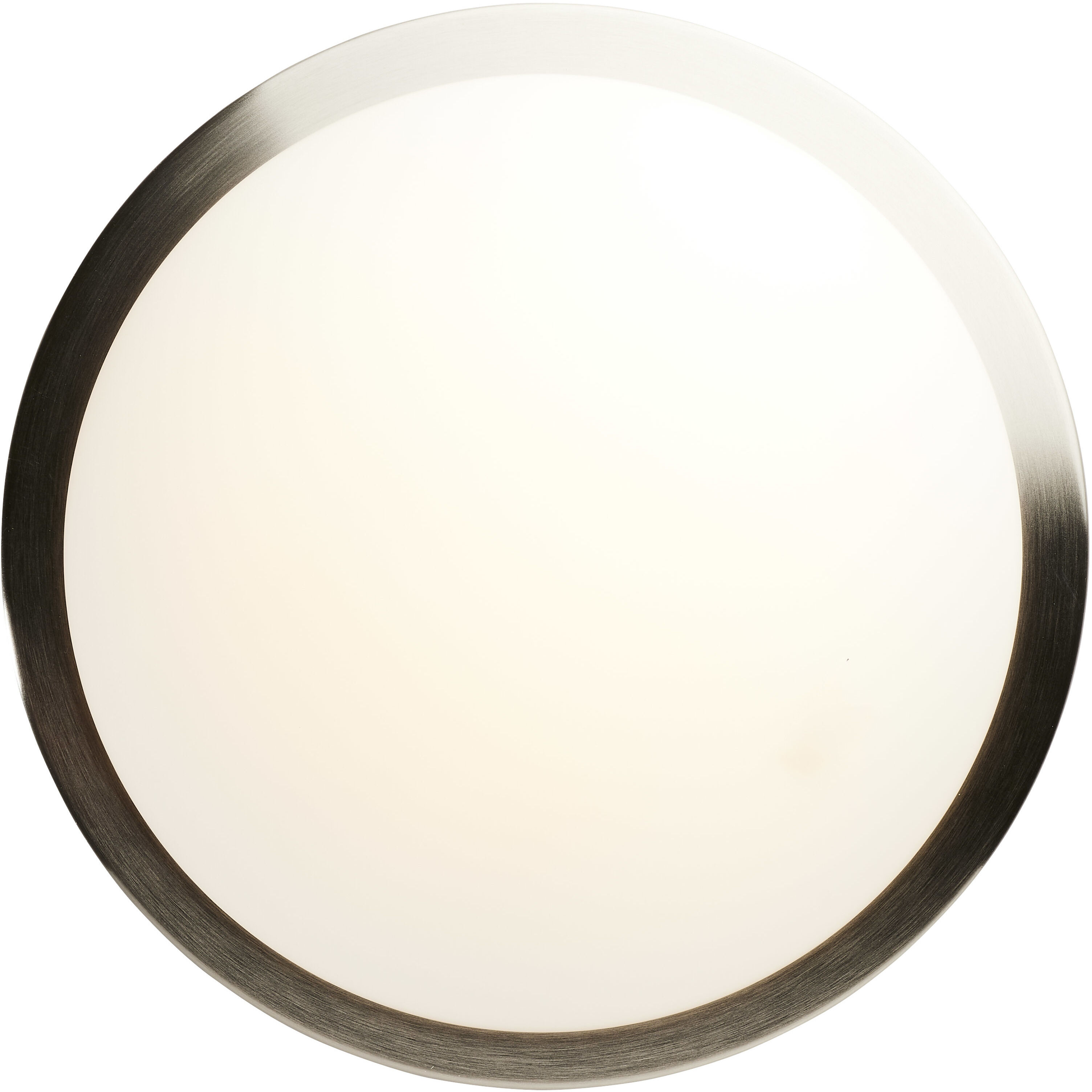 Button LED 13.38 inch Brushed Nickel LED Flush Mount Ceiling Light