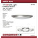 Brentwood LED 9.5 inch Brushed Nickel LED Disk Light Ceiling Light