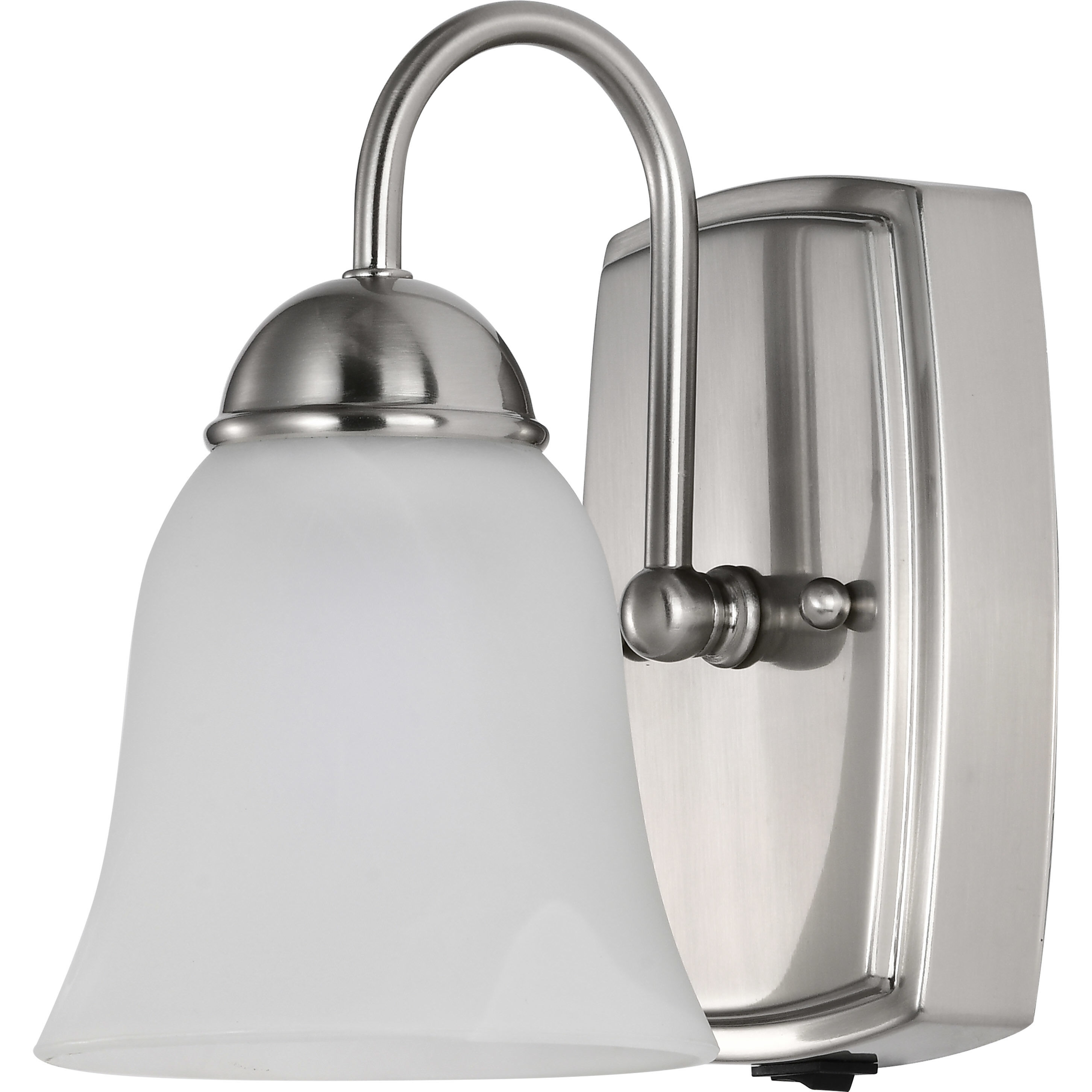 Brentwood LED 5 inch Brushed Nickel Wall Sconce Wall Light