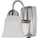 Brentwood LED 5 inch Brushed Nickel Wall Sconce Wall Light
