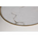 Kendall LED 14.25 inch Burnished Brass Flush Mount Ceiling Light