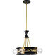 Marsden 4 Light 13.25 inch Matte Black Chandelier Ceiling Light