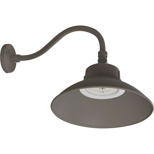 ColorQuick and PowerQuick LED 14 inch Bronze Outdoor, Gooseneck-RLM