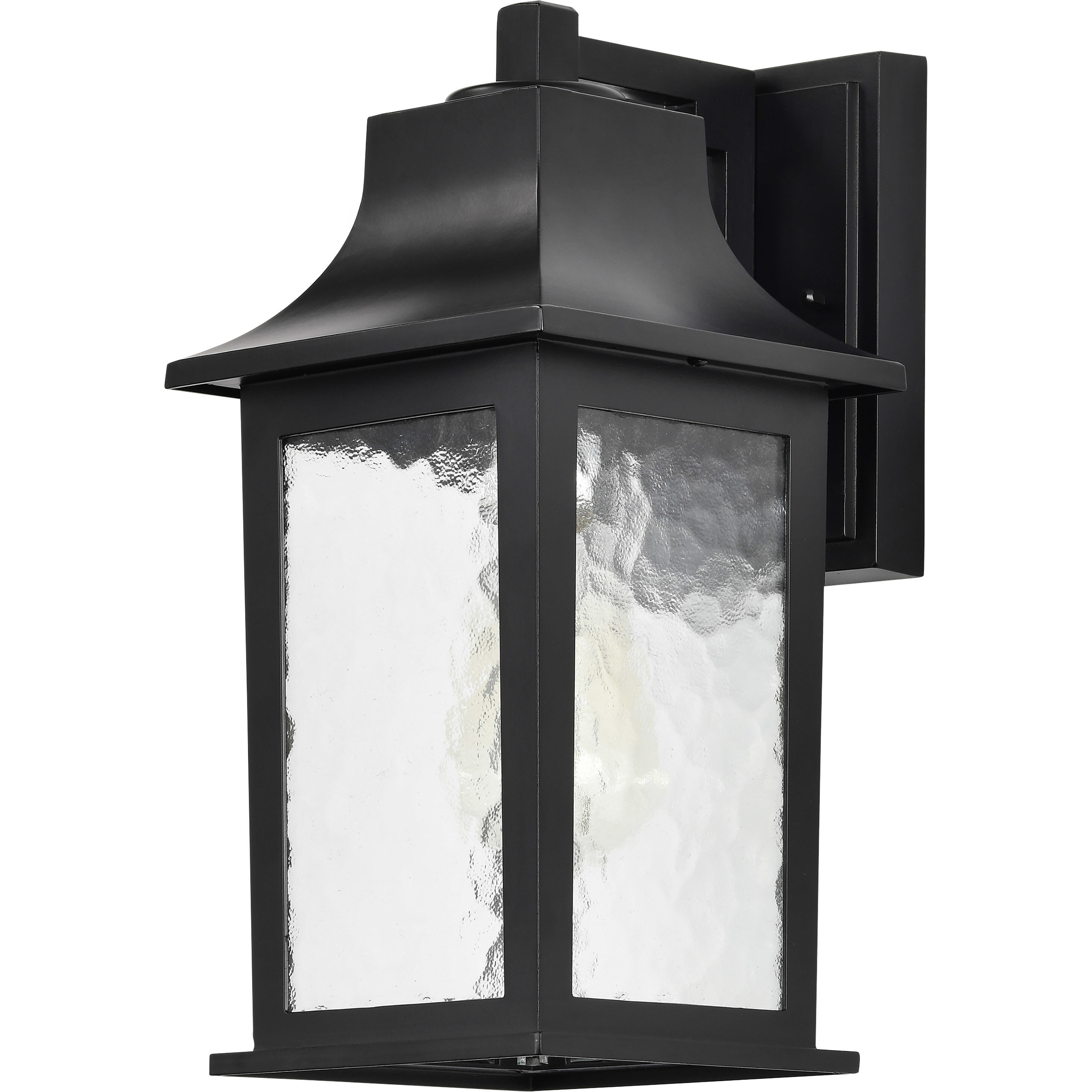 Stillwell 13 inch Matte Black Outdoor Wall Lantern, Small
