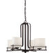 Loren 4 Light 26.25 inch Venetian Bronze Chandelier Ceiling Light