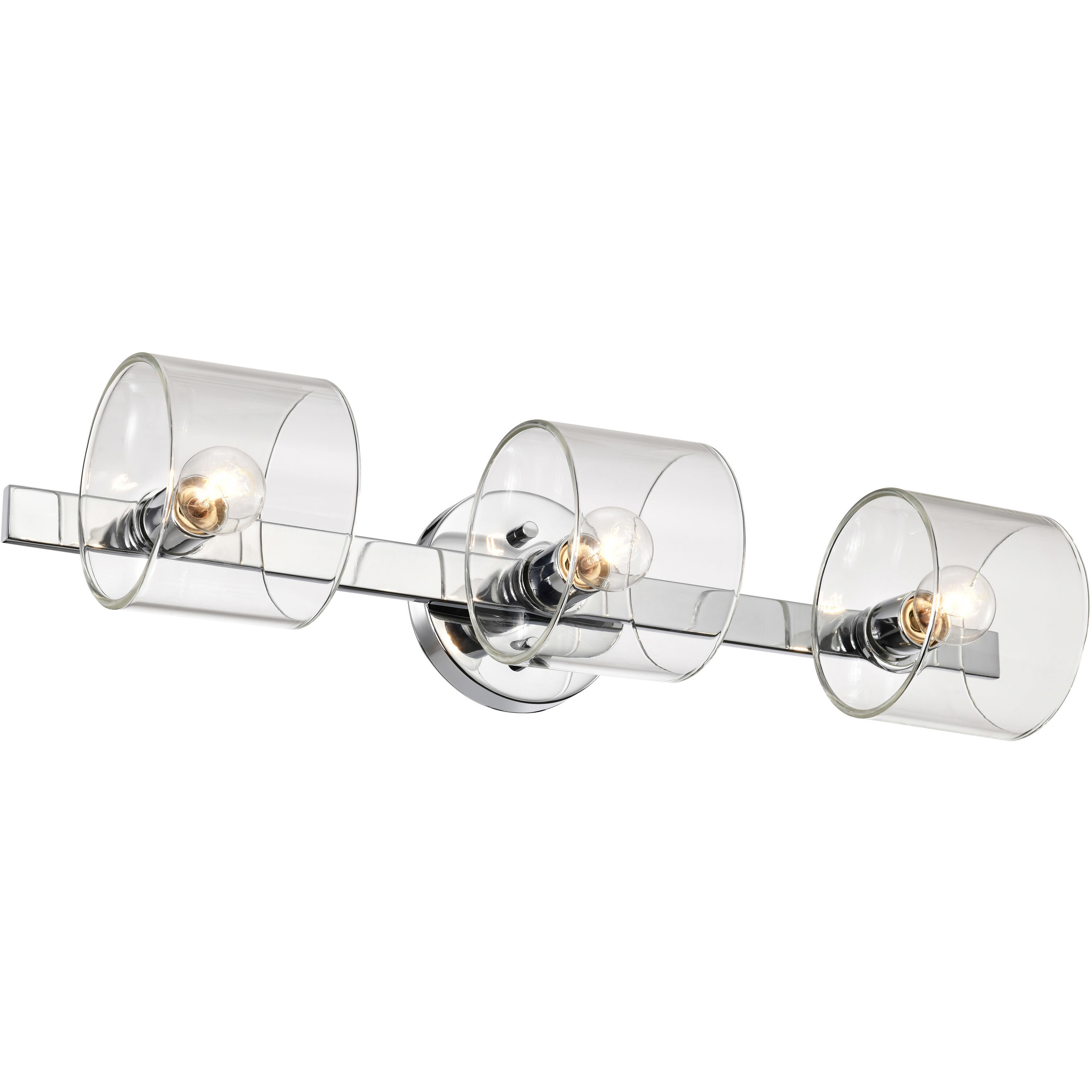 Marlowe 3 Light 24 inch Polished Nickel Vanity Light Wall Light