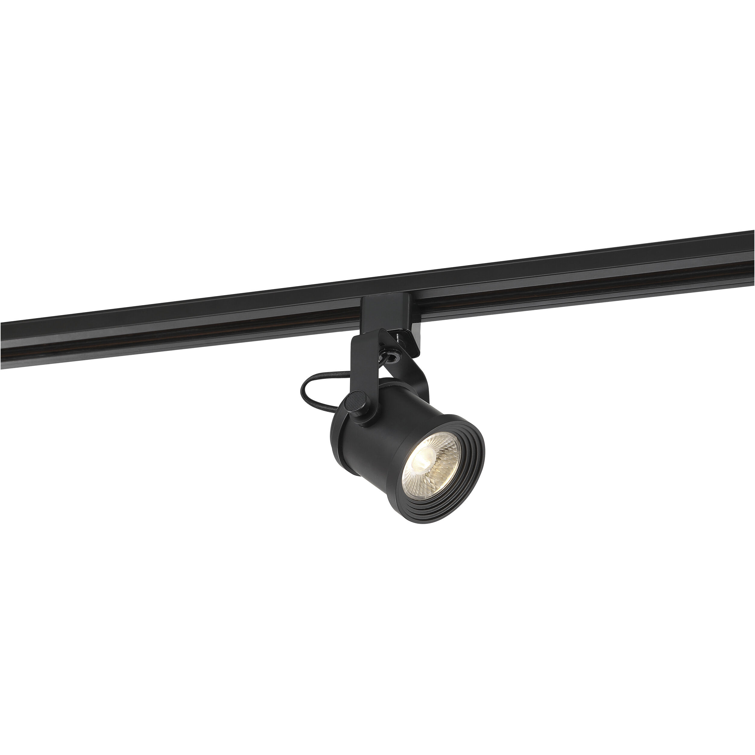 Forged 120 Black Track Head Ceiling Light