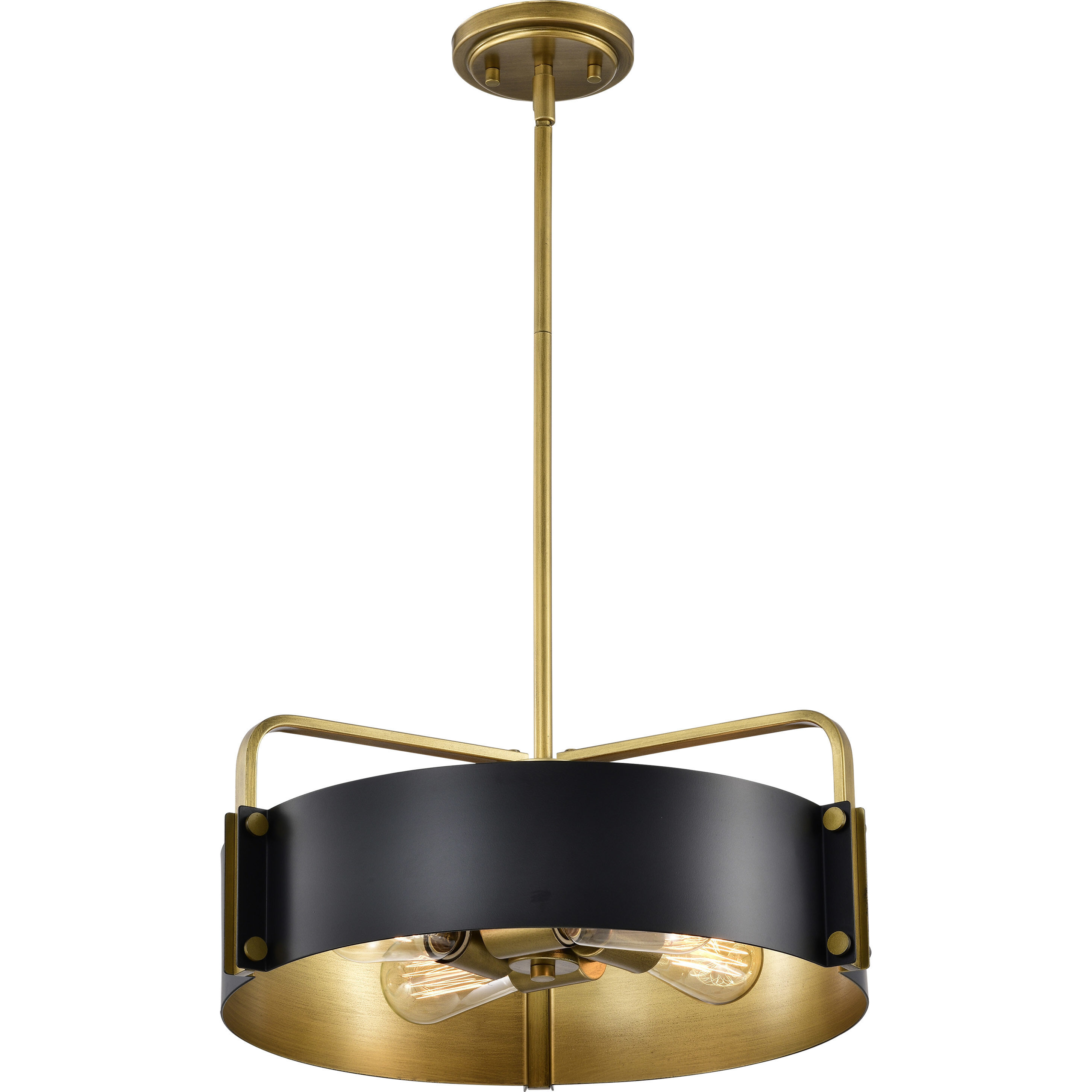 Altos 4 Light 18 inch Matte Black Pendant Ceiling Light