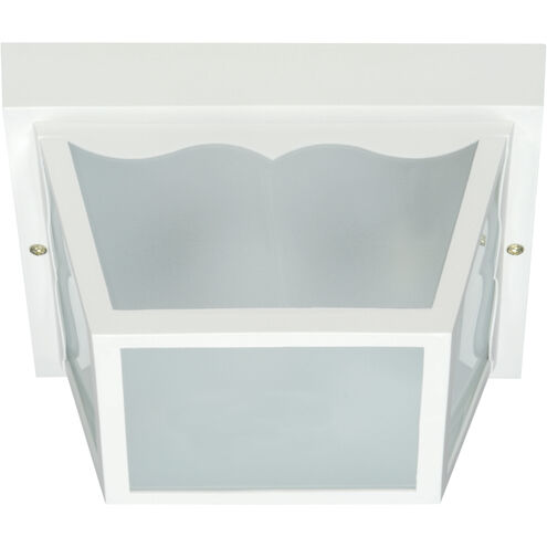 Brentwood 2 Light 10 inch White Outdoor Flush Mount