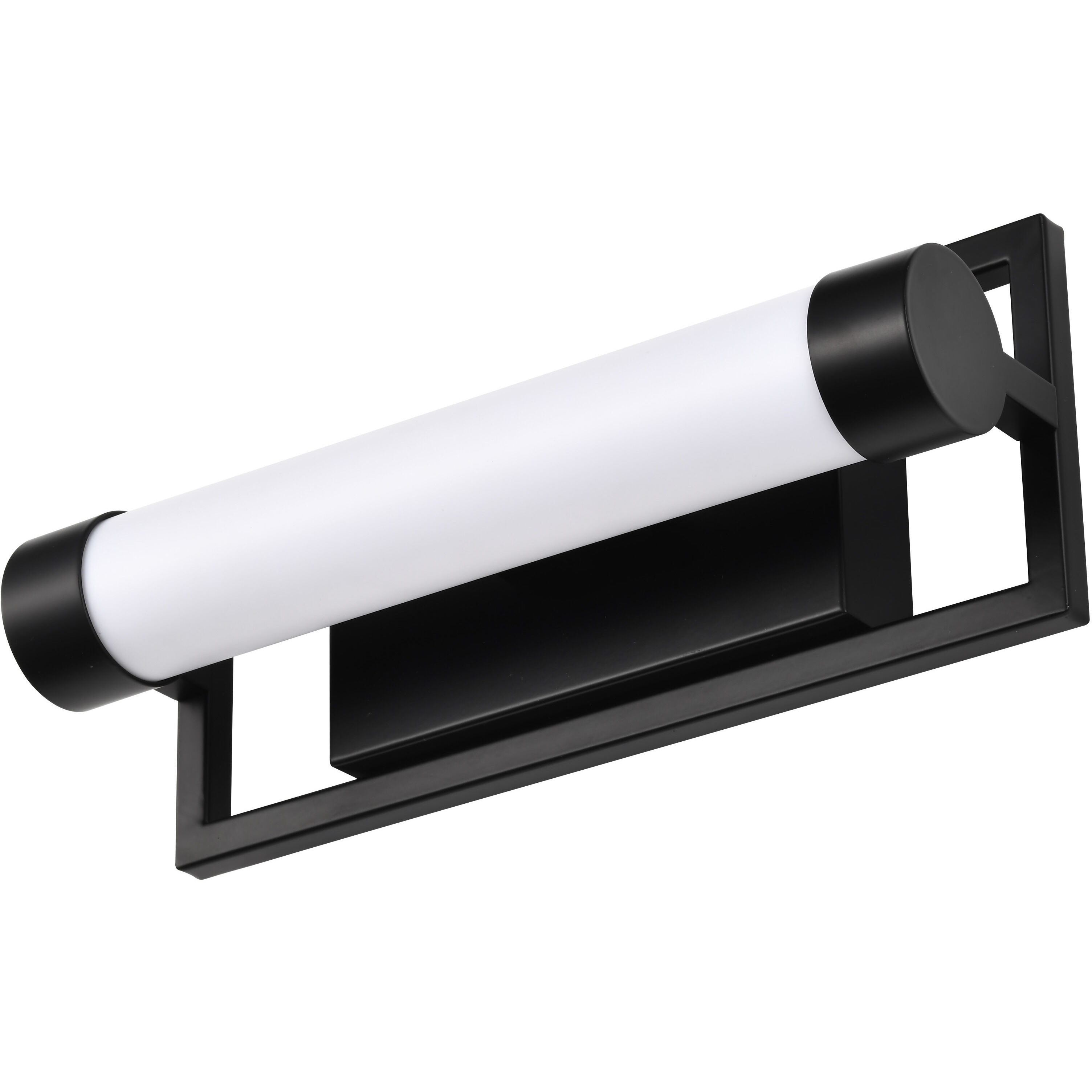 Canal LED 12 inch Matte Black Bath Vanity Light Wall Light