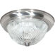 Brentwood 2 Light 11 inch Brushed Nickel Flush Mount Ceiling Light