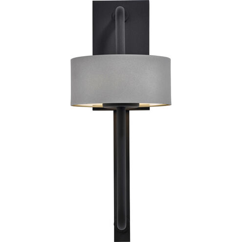 Overtop LED 22 inch Matte Black Outdoor Wall Sconce