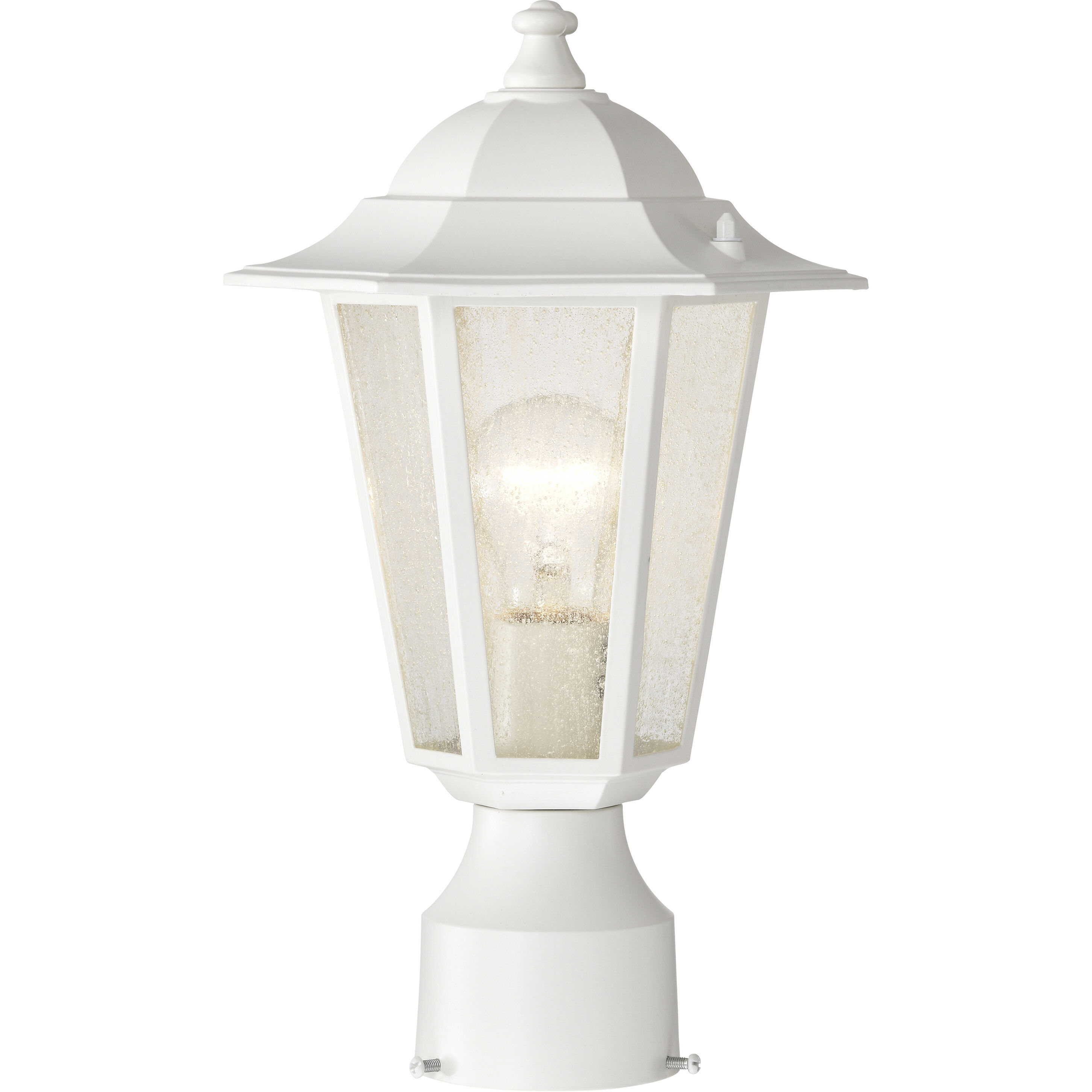 Cornerstone 1 Light 14 inch White Outdoor Post Lantern