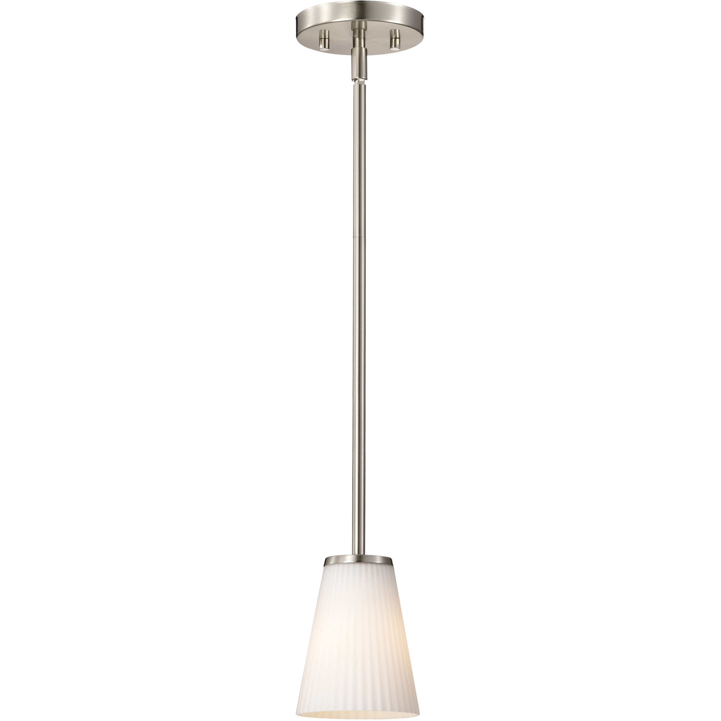 Royale 4.92 inch Brushed Nickel Pendant Ceiling Light