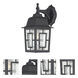 Banyan 1 Light 12 inch Textured Black Outdoor Wall Sconce