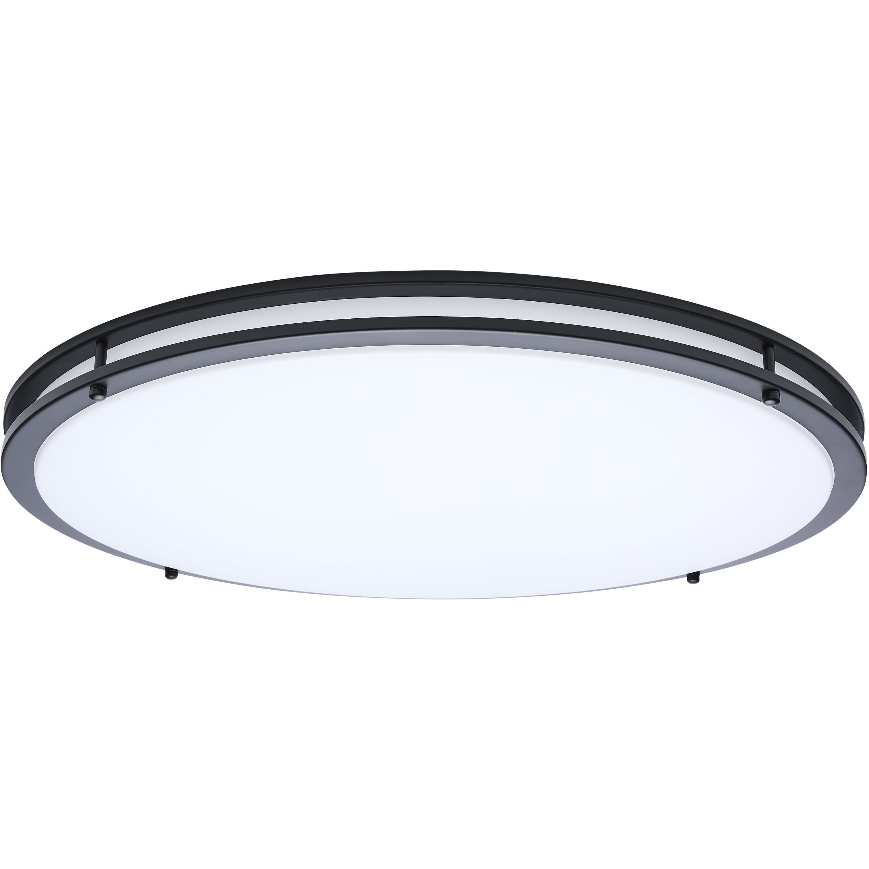 Glamour LED 23.62 inch Black Flush Mount Ceiling Light