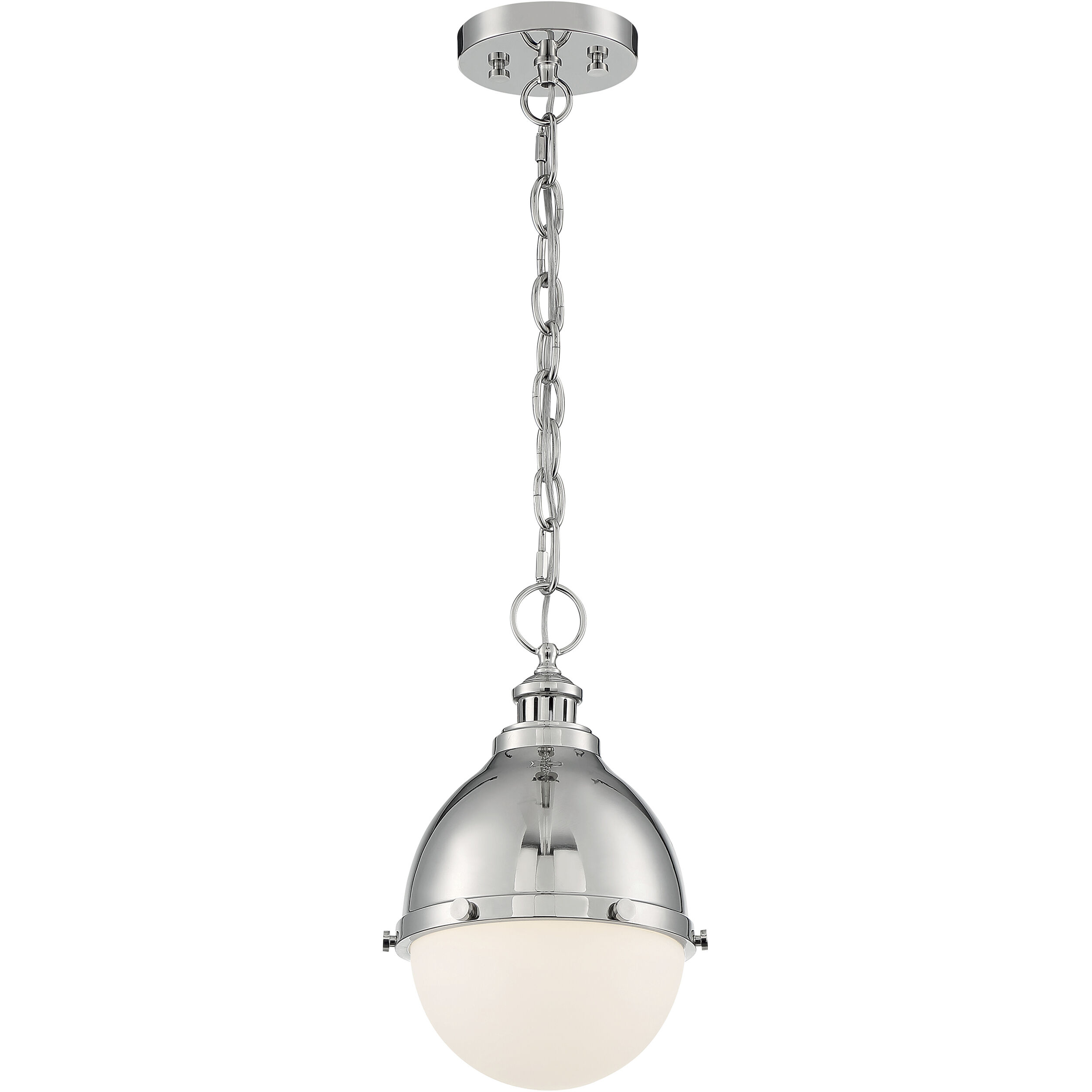 Ronan 1 Light 8.88 inch Polished Nickel Pendant Ceiling Light
