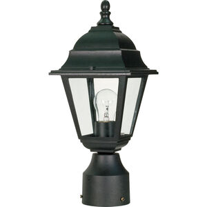 Briton 1 Light 14 inch Textured Black Outdoor Post Lantern