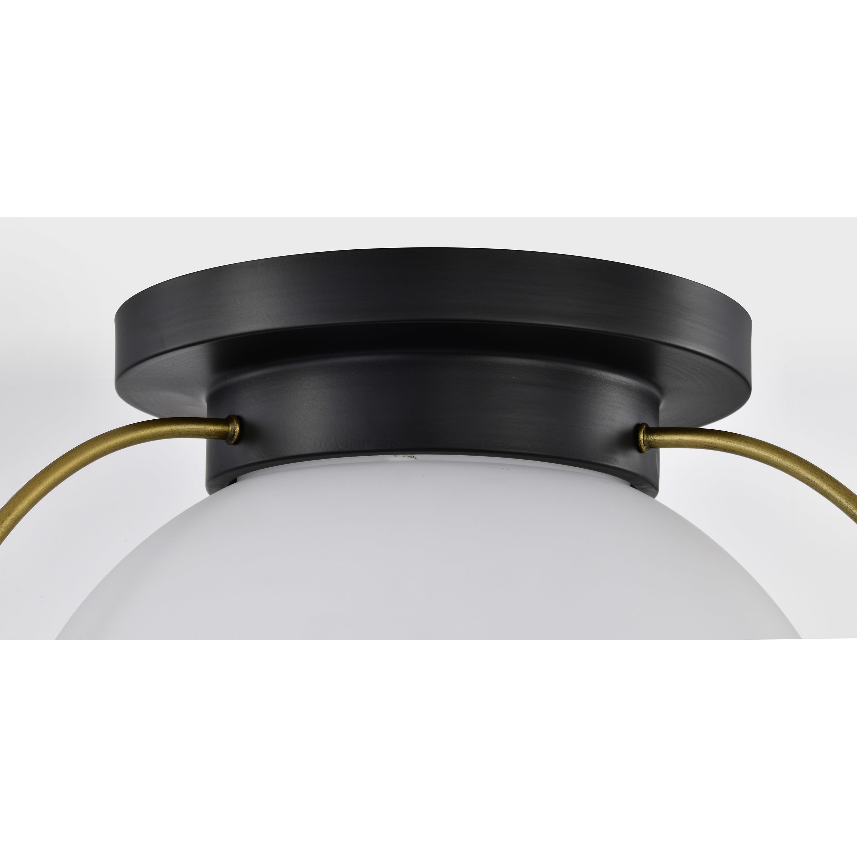 Lakeshore 1 Light 18 inch Matte Black Flush Mount Ceiling Light