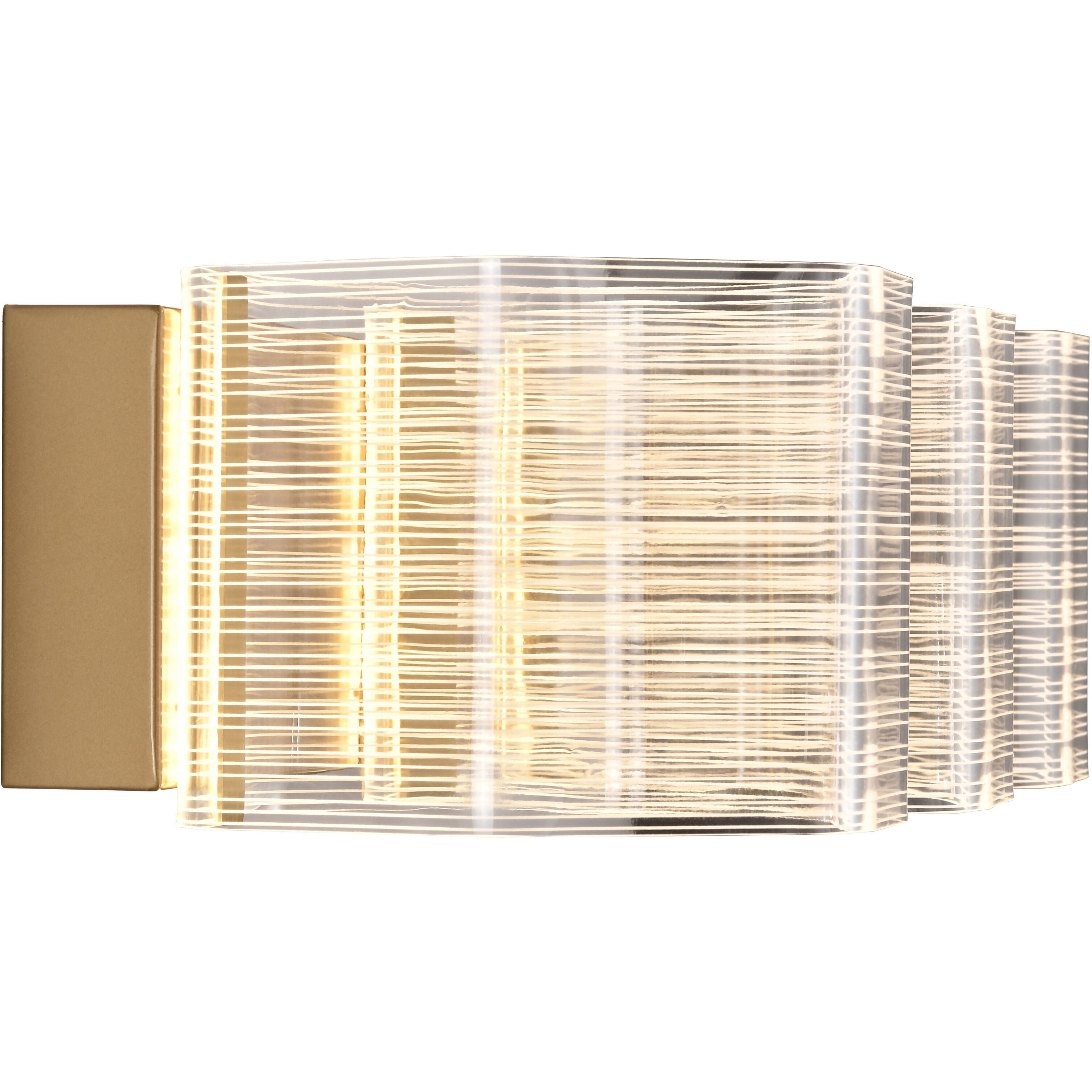 Kenzo LED 25 inch Polished Anodized Bronze Vanity Wall Light
