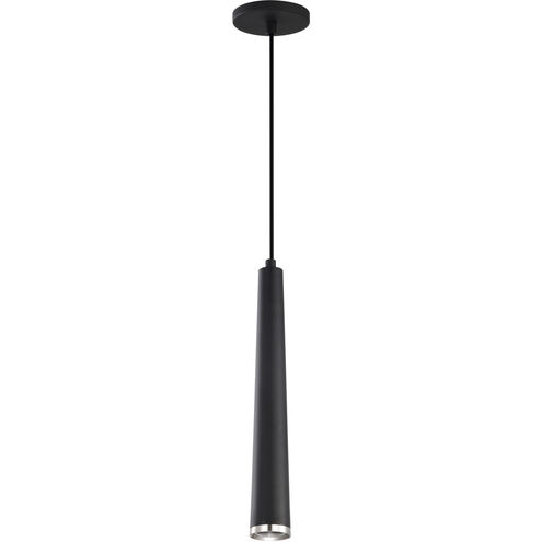 Melrose LED 2.4 inch Matte Black and Brushed Nickel Pendant Ceiling Light