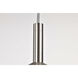 Corrine LED 9.88 inch Brushed Nickel Pendant Ceiling Light
