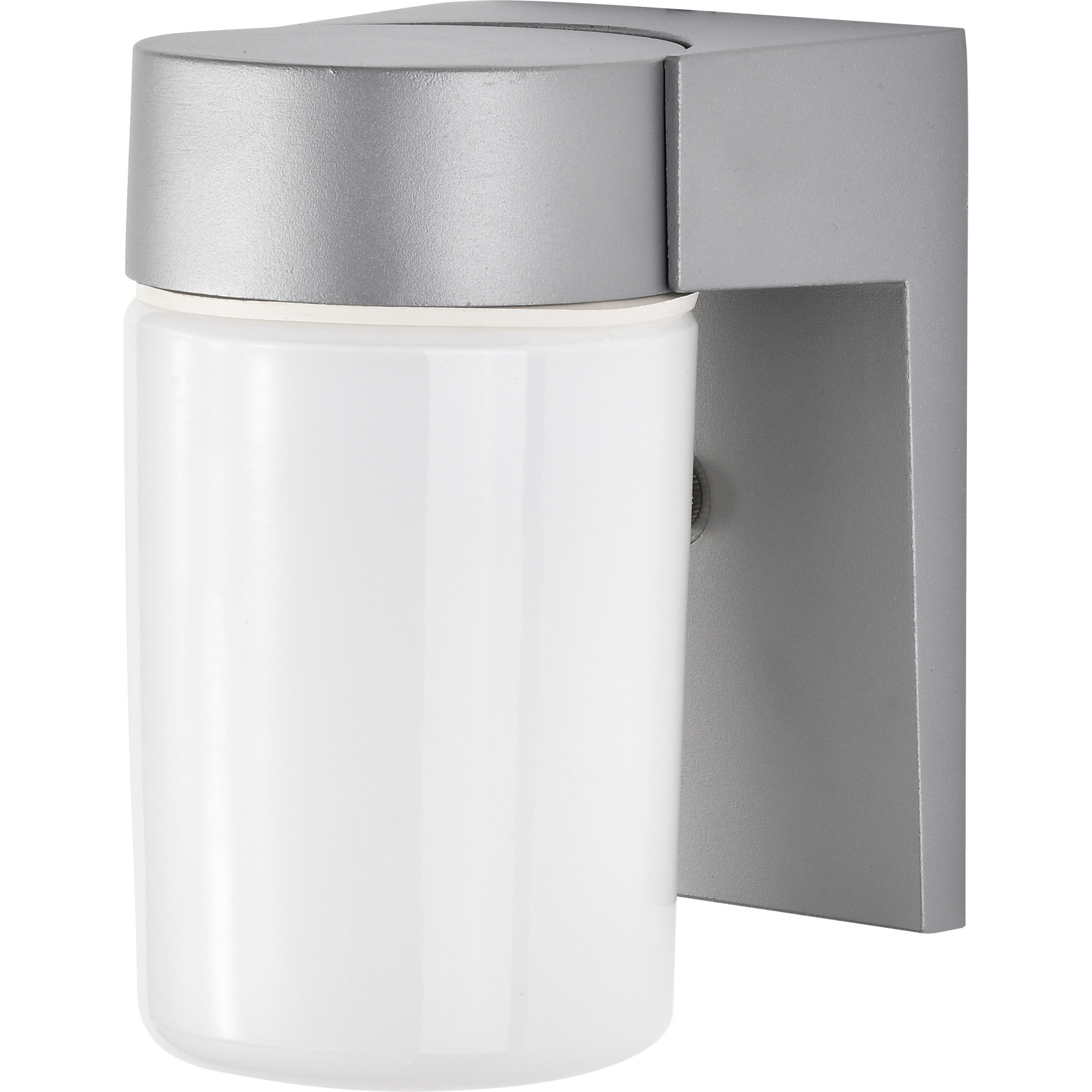 Brentwood 1 Light 8 inch Satin Aluminum Outdoor Wall Mount