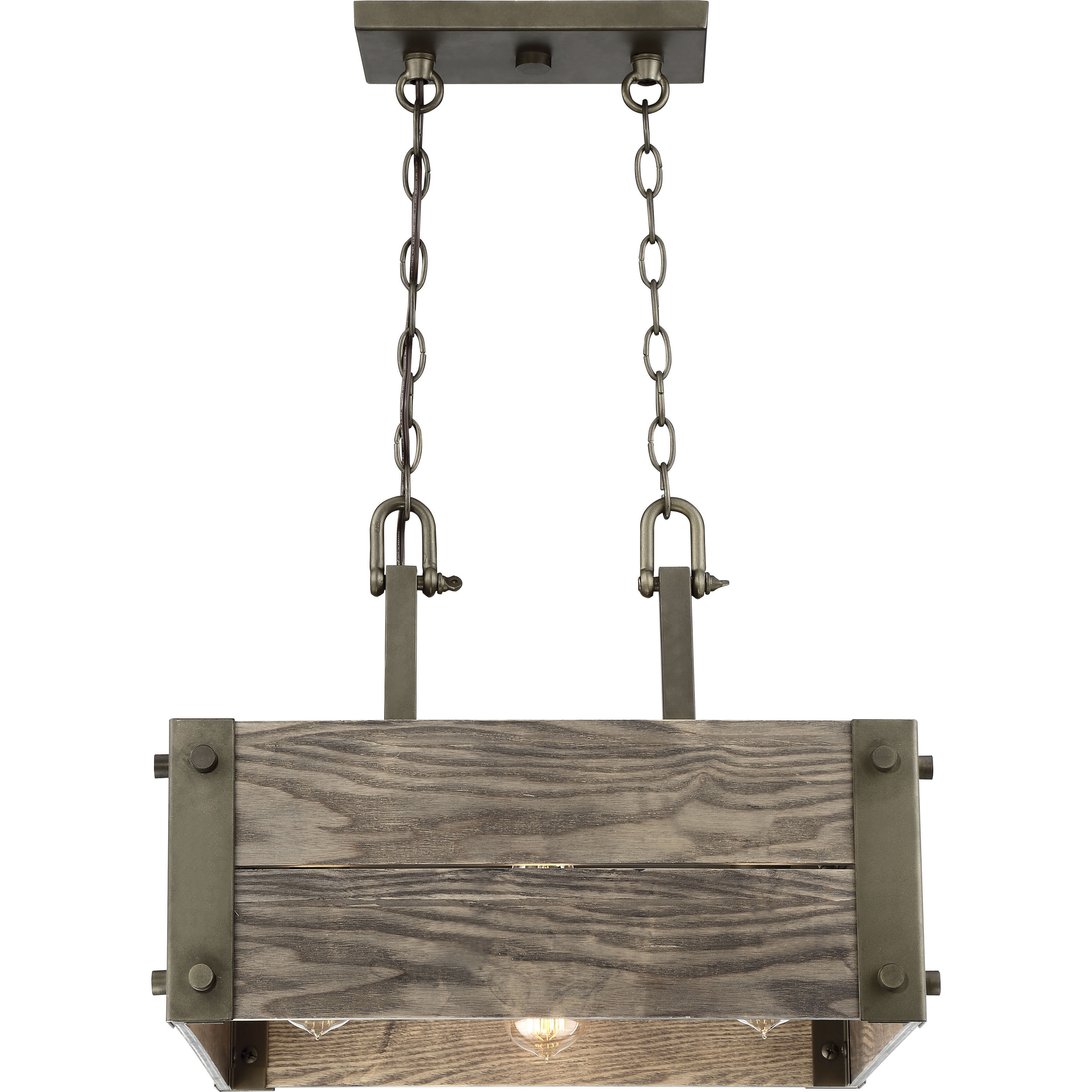 Winchester 4 Light 18.75 inch Bronze Pendant Ceiling Light