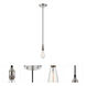 Vintage 1 Light 4.88 inch Polished Nickel Pendant Ceiling Light