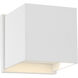 Lightgate LED 4.75 inch Matte White Wall Sconce Wall Light