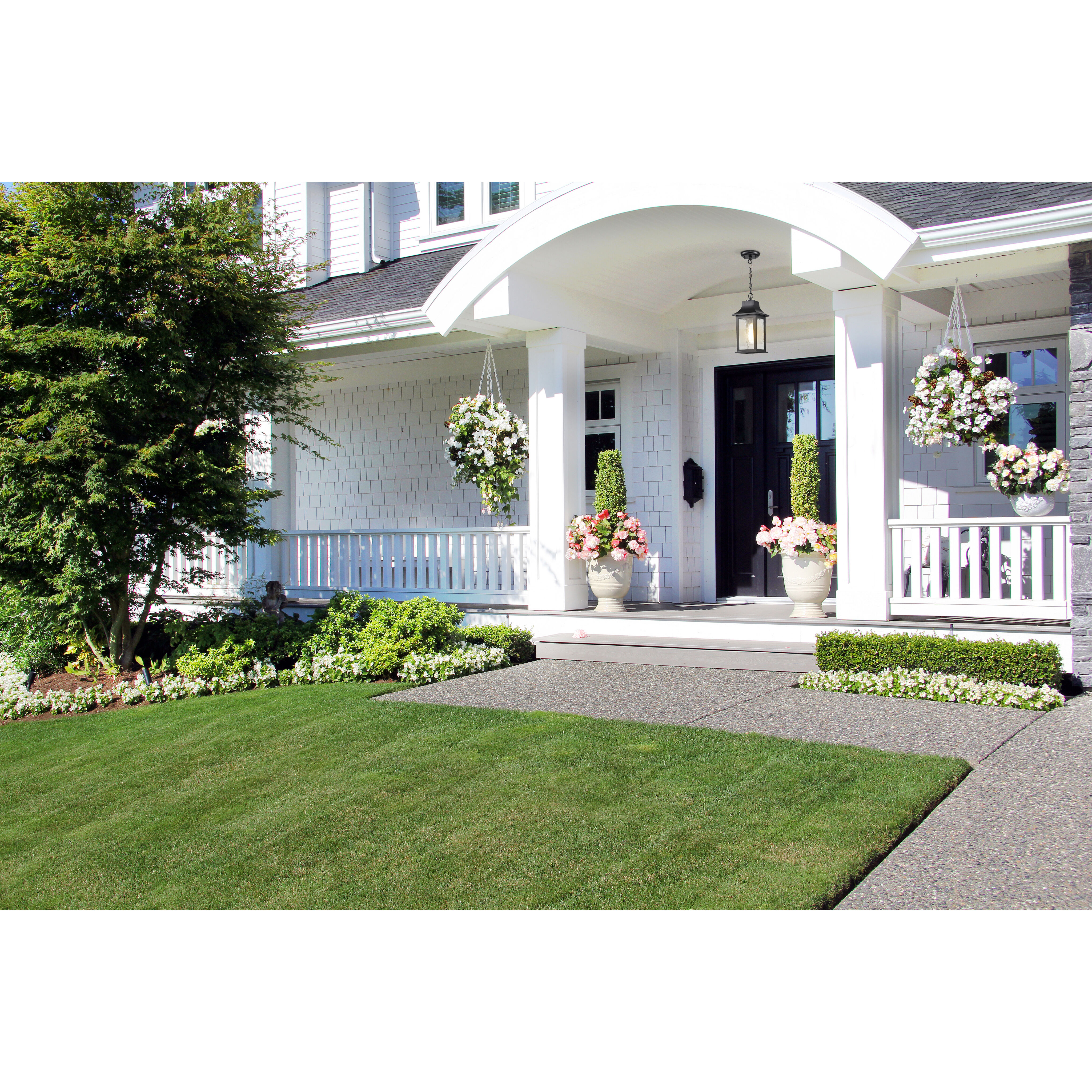 Stillwell 7 inch Matte Black Outdoor Hanging Lantern