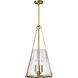 Valentine 16 inch Vintage Brass Pendant Ceiling Light