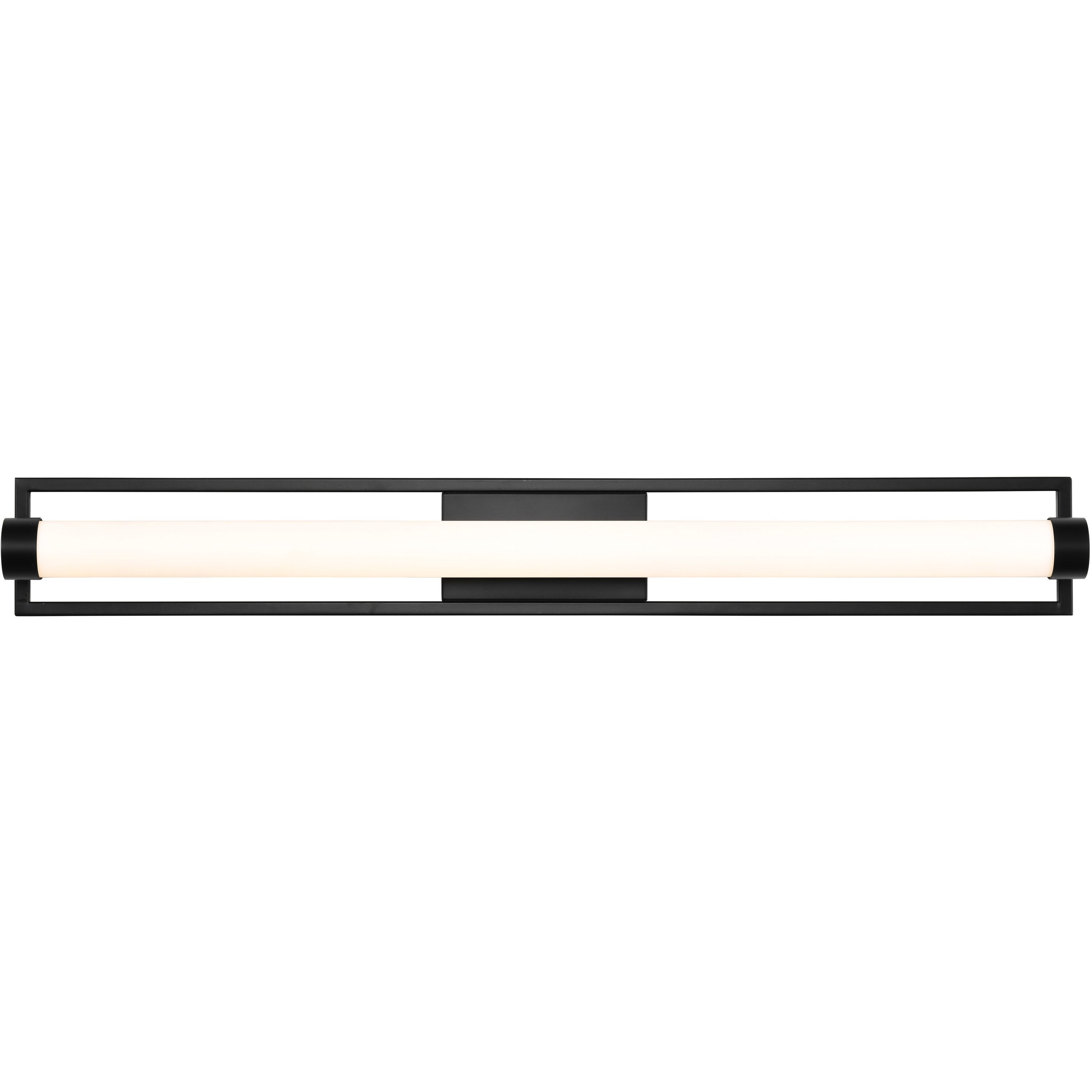 Canal LED 36 inch Matte Black Bath Vanity Light Wall Light