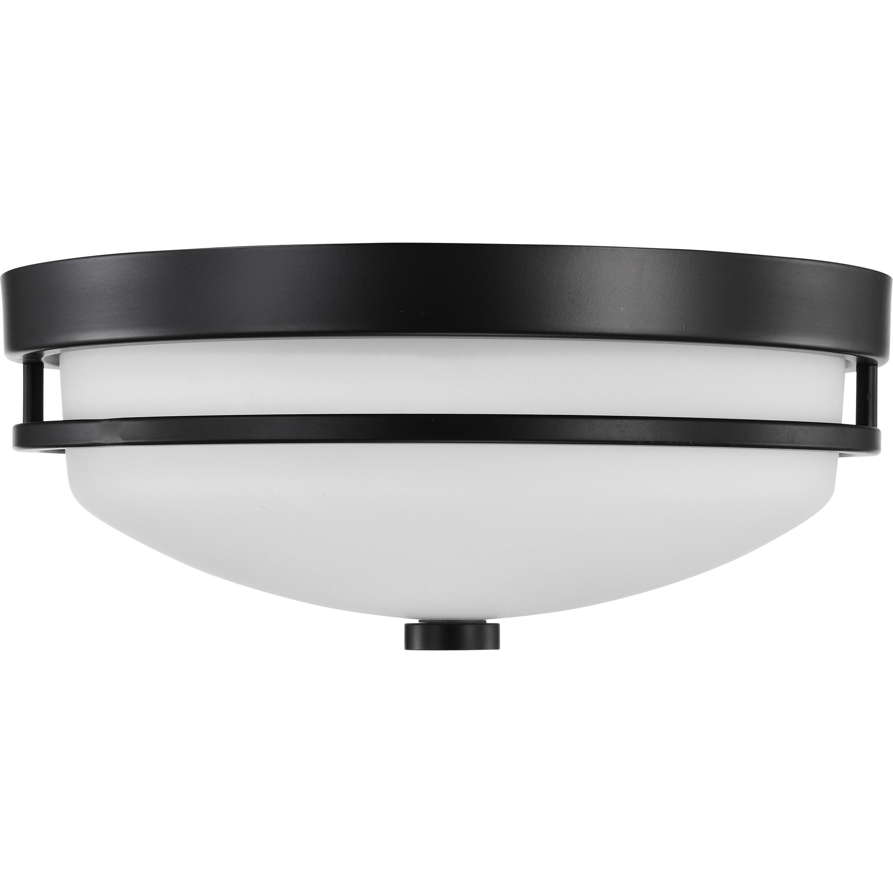 Neval 2 Light 13 inch Sudbury Bronze Flush Mount Ceiling Light