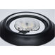 ColorQuick LED 7.4 inch Black Close-to-Ceiling LED Disk Ceiling Light