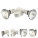 Brentwood 2 Light 5 inch White Outdoor Flood Light