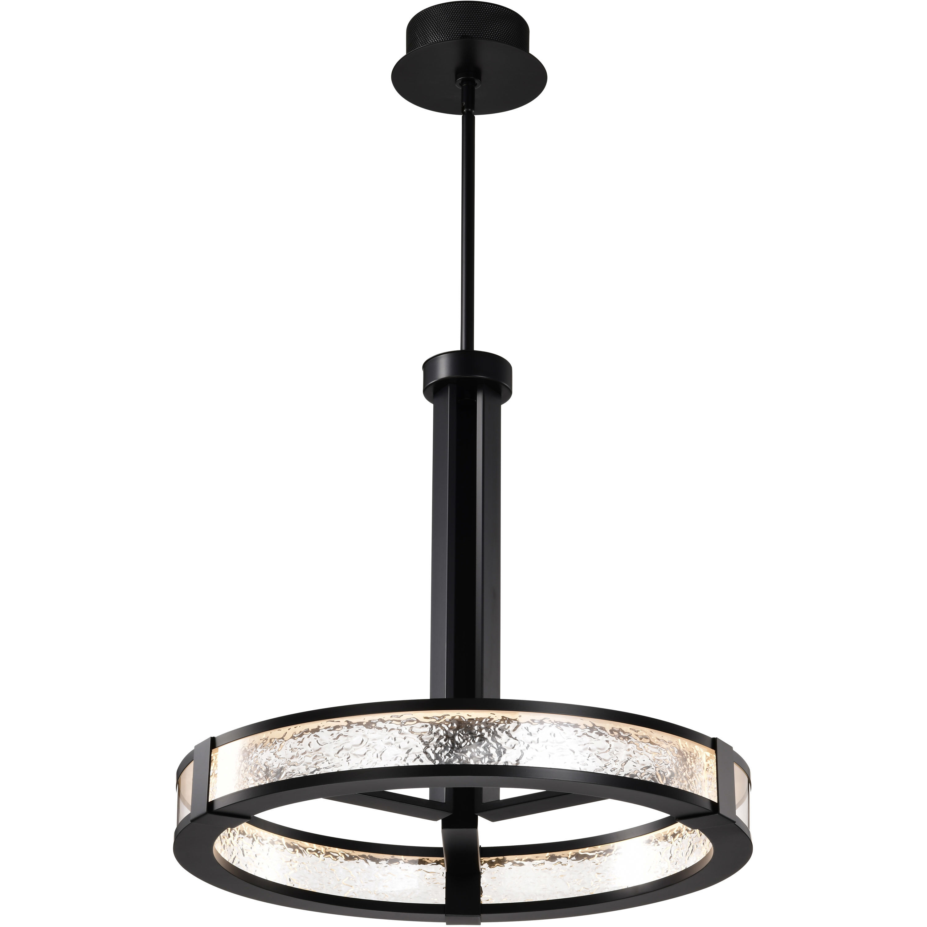 Darrow LED 24 inch Matte Black Pendant Ceiling Light