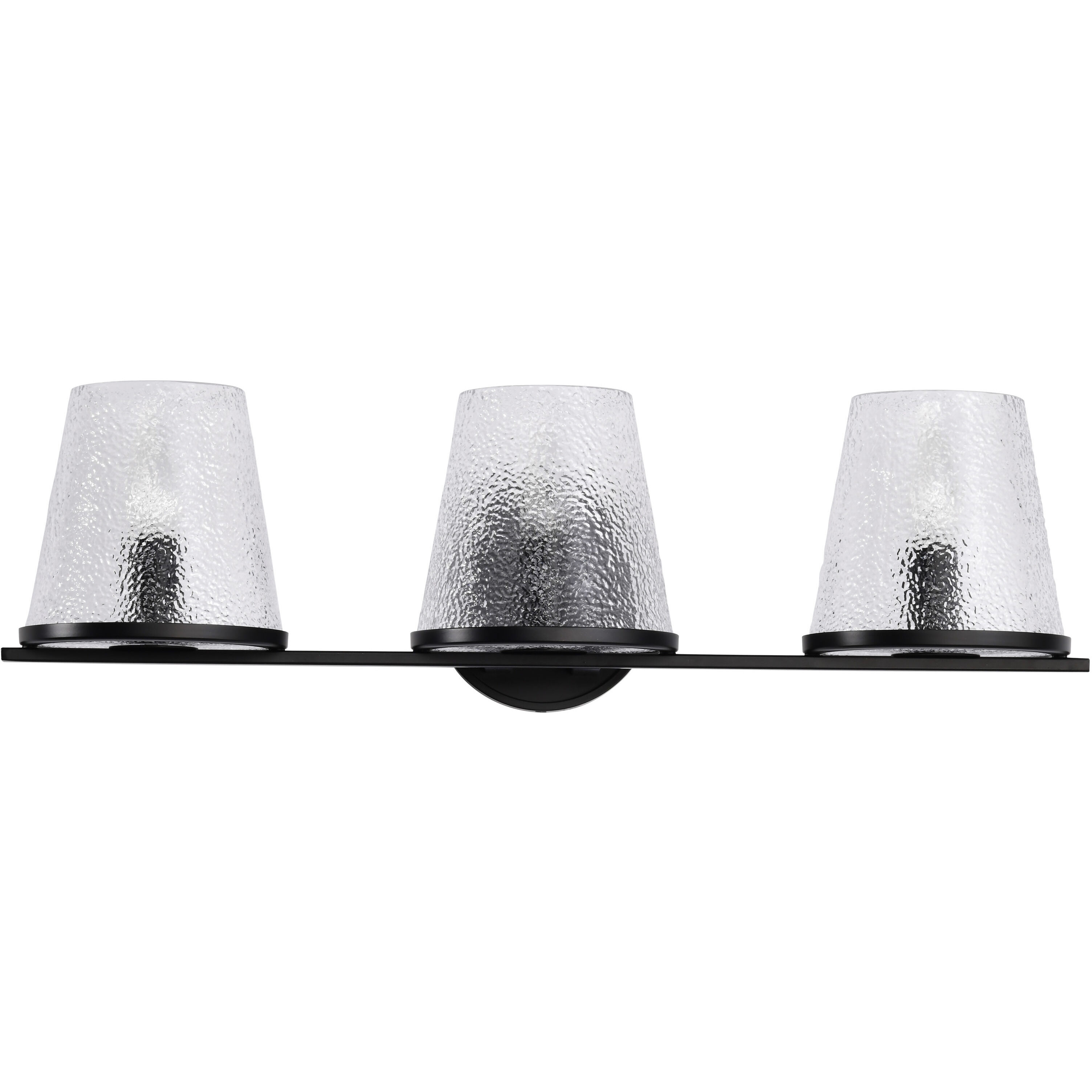 Valentine 24 inch Black Vanity Wall Light