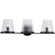 Valentine 24 inch Black Vanity Wall Light