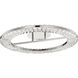 Nova LED 22.88 inch Polished Nickel Flush Mount Ceiling Light