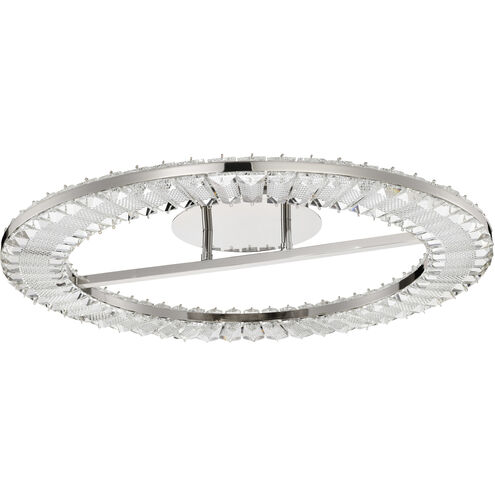 Nova LED 22.88 inch Polished Nickel Flush Mount Ceiling Light