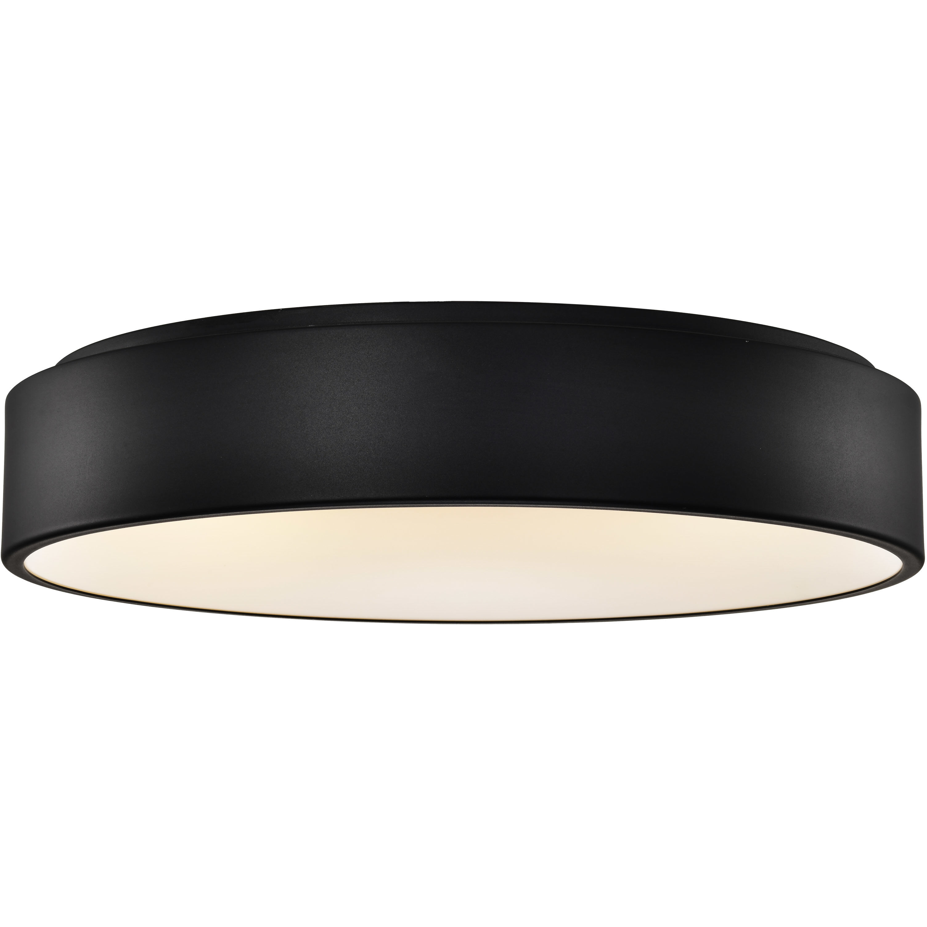 Orbit LED 23.5 inch Black Flush Mount Ceiling Light