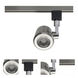 Brentwood 1 Light 120V Brushed Nickel Track Head Ceiling Light
