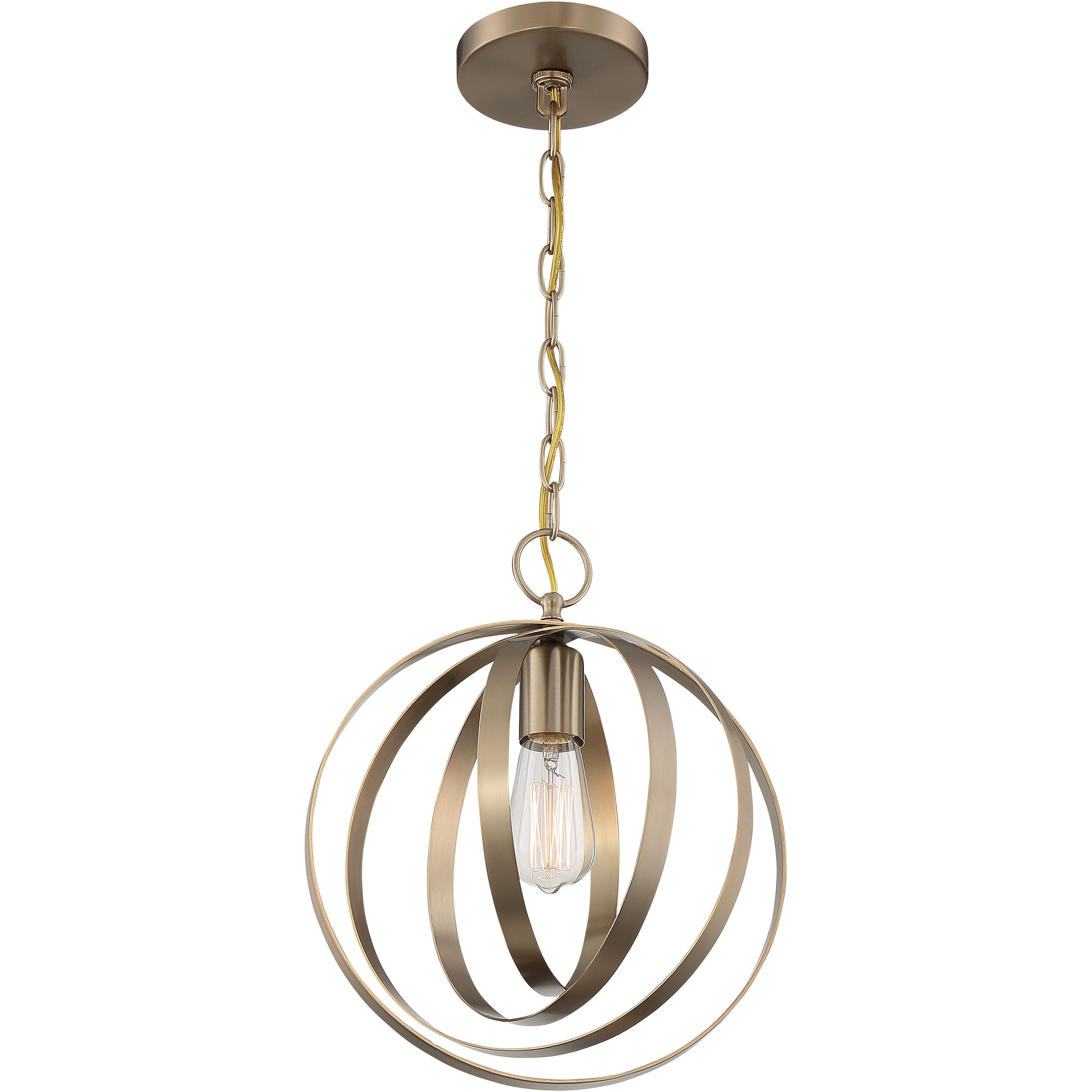 Pendleton 1 Light 12 inch Burnished Brass Pendant Ceiling Light